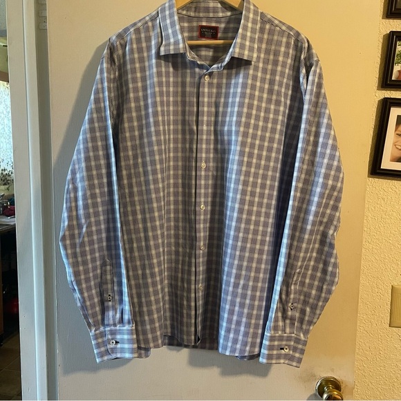 UNTUCKit Other - Untuckit Men's Blue Checkered Shirt